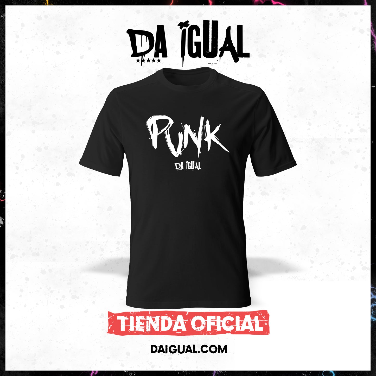 Camiseta Da Igual Oficial (PUNK)