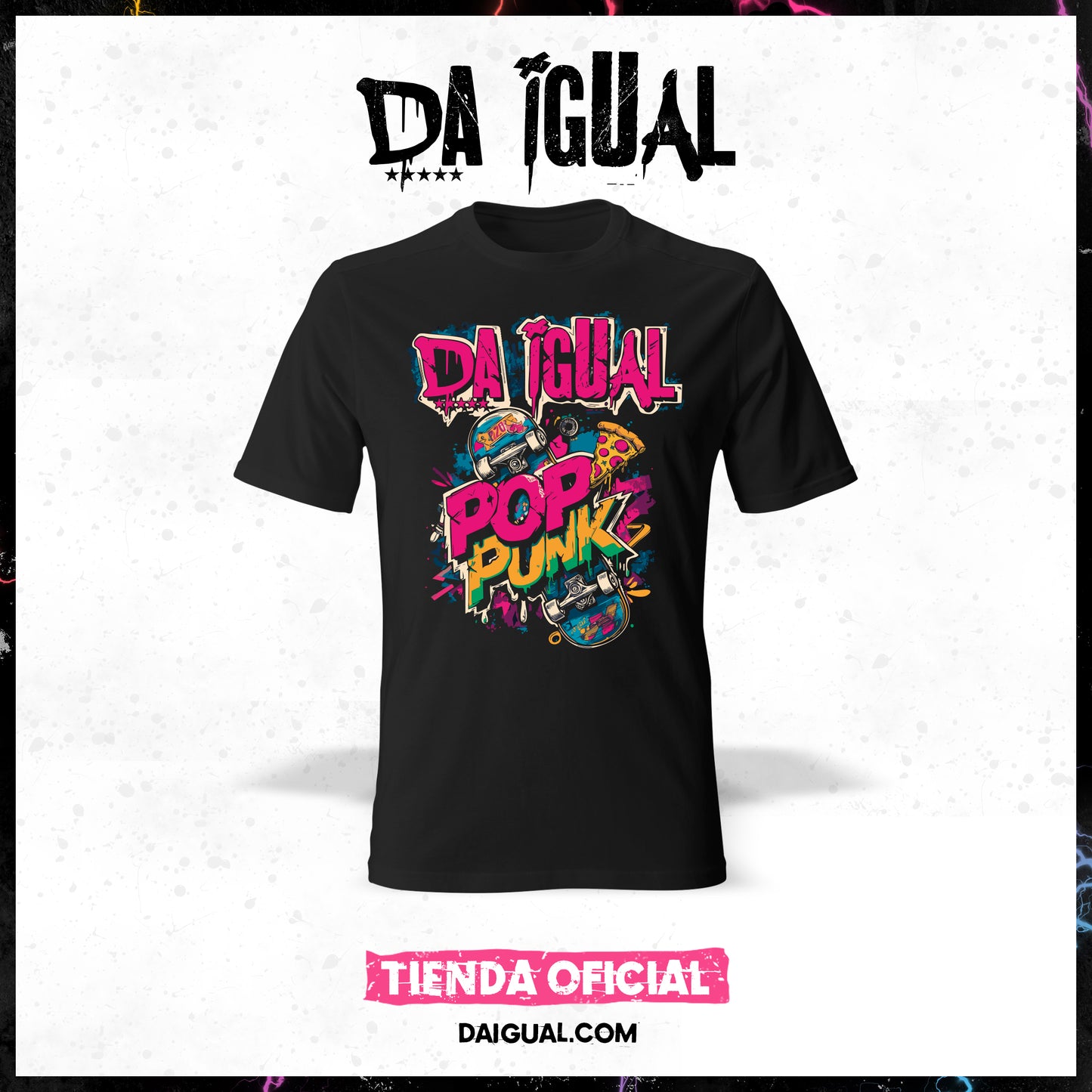 Camiseta Da Igual Oficial (Pop Punk)