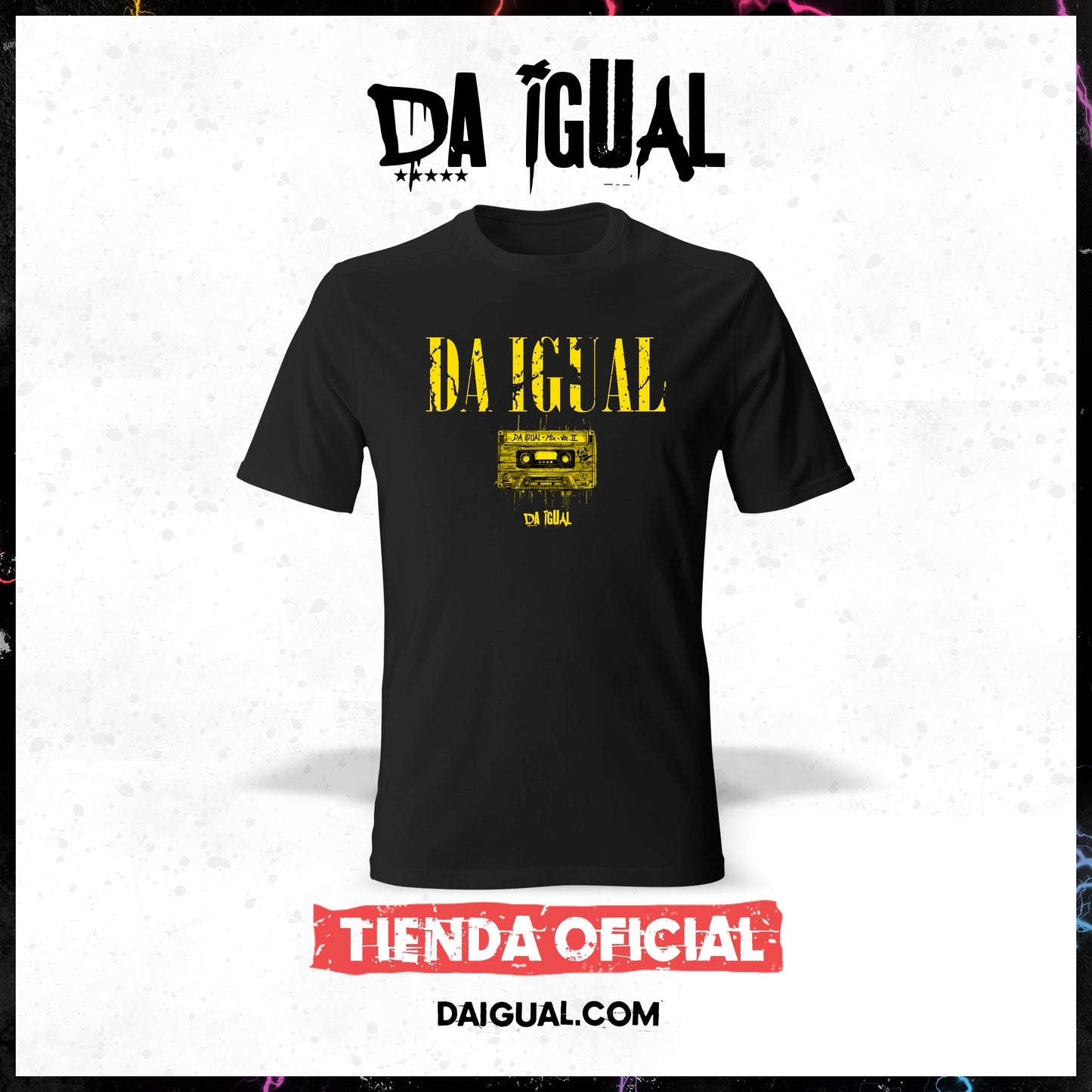 Camiseta Da Igual Oficial (Cassette)
