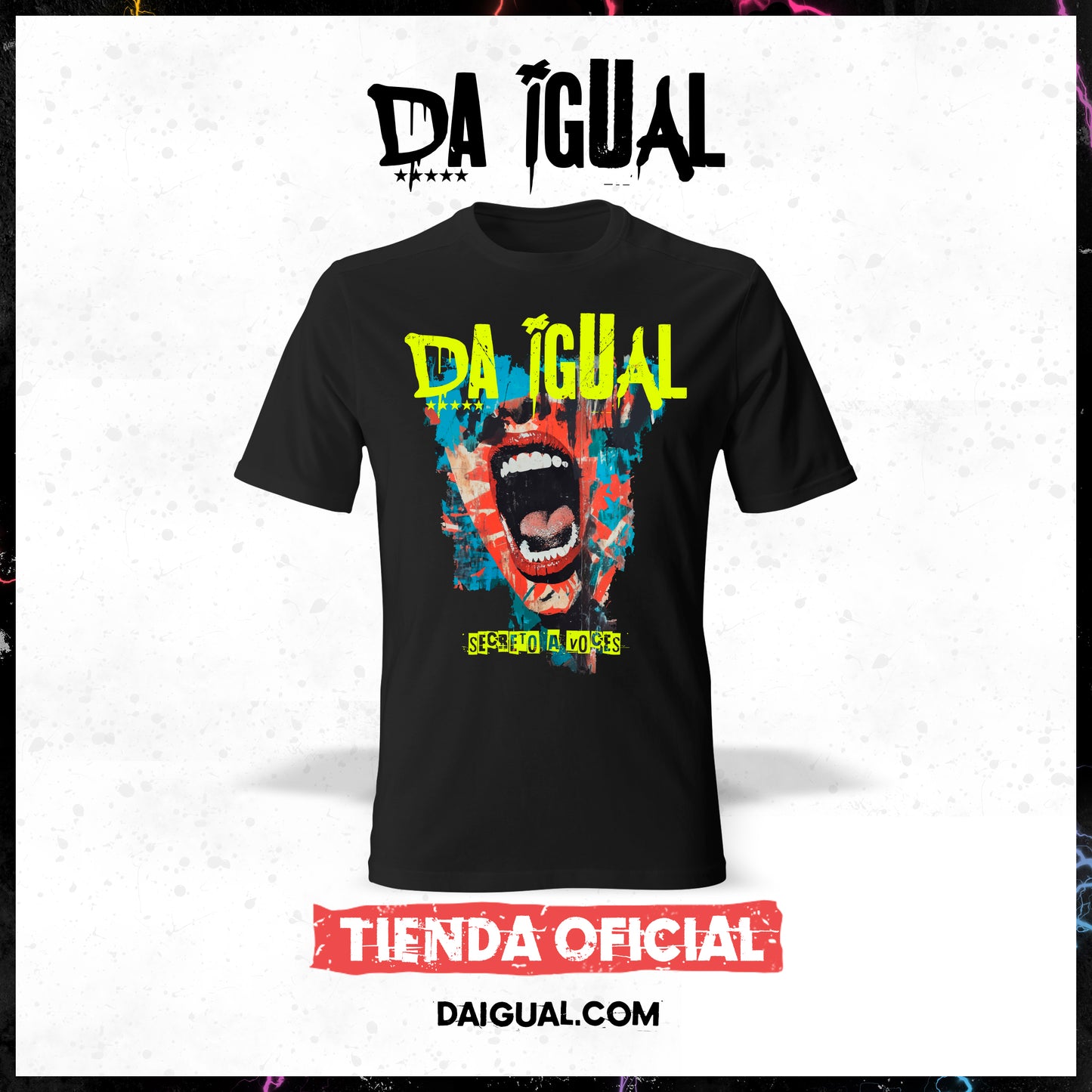 Camiseta Da Igual Oficial (Secreto a Voces 2025)