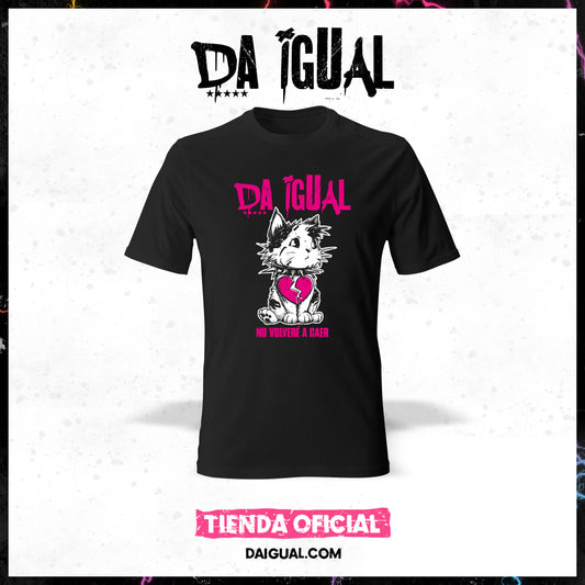 Camiseta Da Igual Oficial (GATITO Punk No Volveré A Caer)