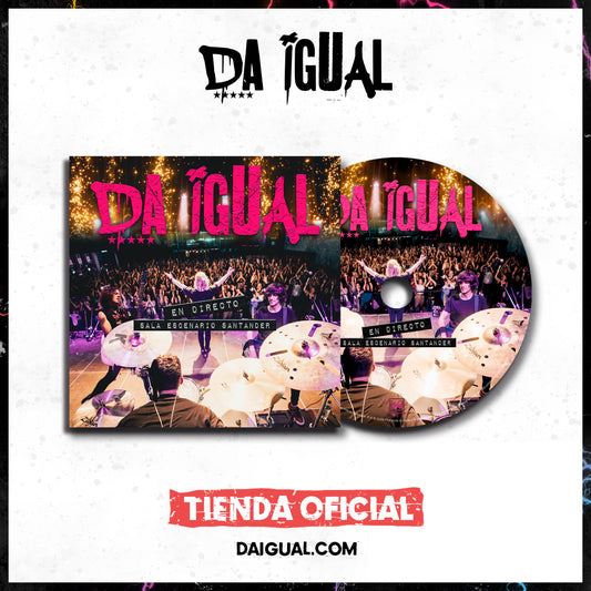 NUEVO DISCO Disco Da Igual - En Directo (Sala Escenario Santander)