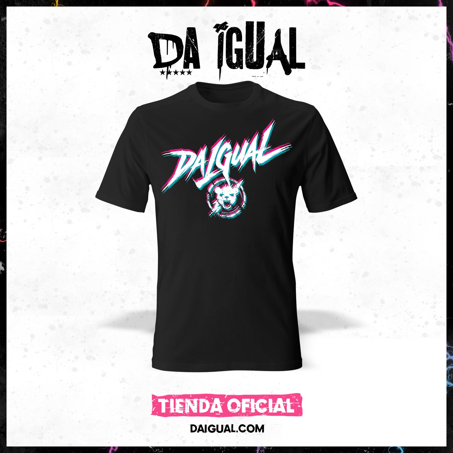Camiseta Da Igual Oficial (New Logo Oso Da Igual)